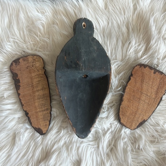 Wood wall art heads - Picture 2 of 5